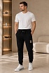 Чёрный спортивный костюм Dolce & Gabbana bee crown embroidered