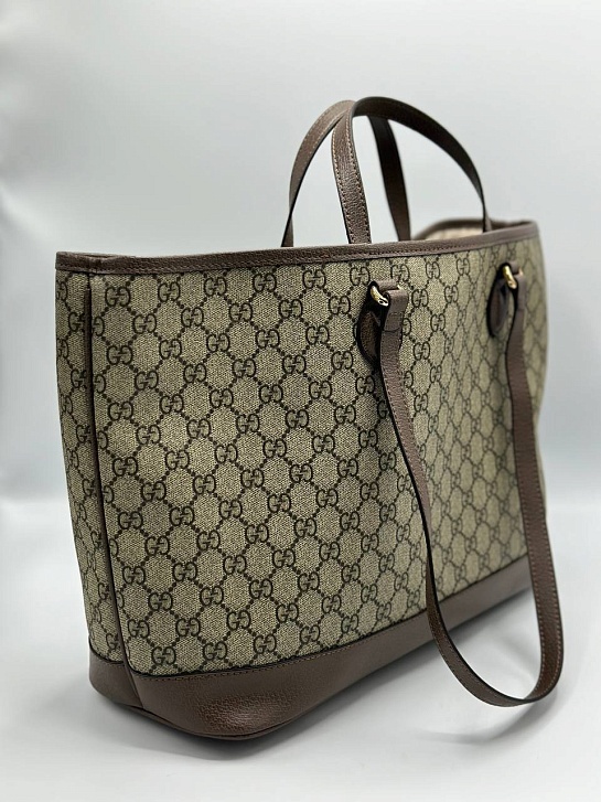 Женская кожаная сумка Gucci Ophidia GG 45x27x38 см