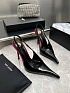 Женские кожаные туфли на каблуке Yves Saint Laurent premium