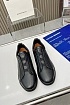 Чёрные кожаные кроссовки Ermenegildo Zegna