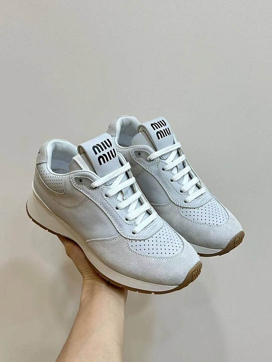 Женские кроссовки MIU MIU Premium - Grey