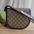 Женская сумка Gucci Horsebit 1955 mini 19x18 см - Brown