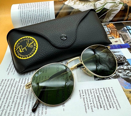 Солнцезащитные очки Ray-Ban New Round - Green   