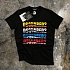 Мужская чёрная футболка Dsquared2 Color Wave