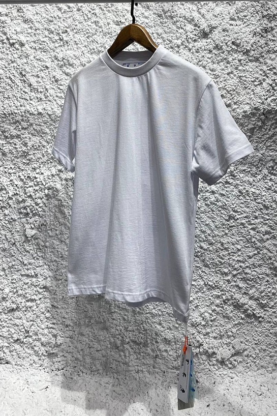 Белая оверсайз футболка Off-White Arrows-motif