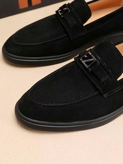 Мужские замшевые лоферы Ermenegildo Zegna   