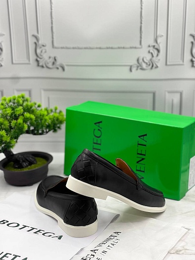 Мужские кожаные лоферы Bottega Veneta   