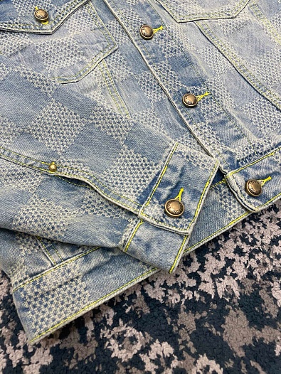 Джинсовая куртка Marque Louis Vuitton Deposée Premium   