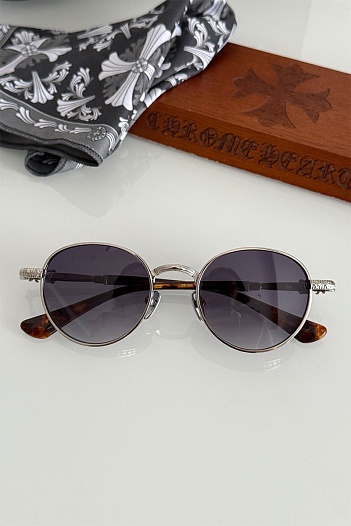 Солнцезащитные очки Chrome Hearts Metal Oval   