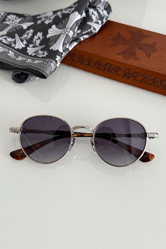 Солнцезащитные очки Chrome Hearts Metal Oval