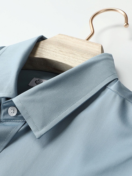 Рубашка голубого цвета Loro Piana premium