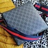 Кожаная сумка Gucci GG Black Small messenger bag 21x23 см