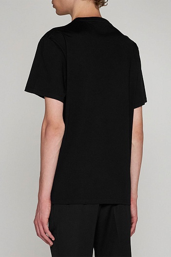 Футболка чёрного цвета Gucci Interlocking G   