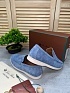 Замшевые лоферы Loro Piana Summer Walk - Blue
