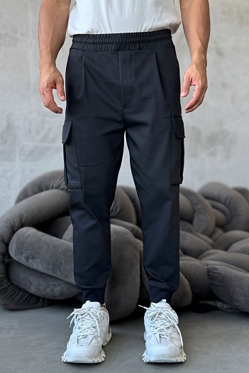 Мужские чёрные джоггеры Dsquared2 cargo   