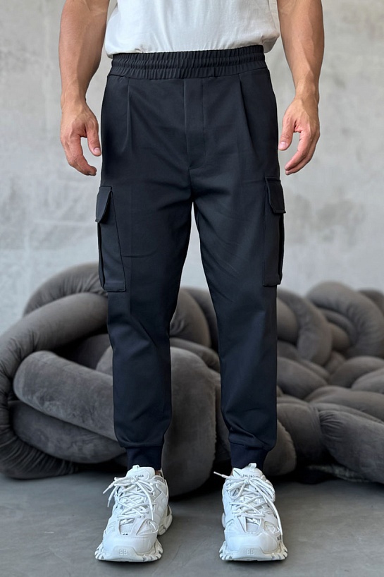 Мужские чёрные джоггеры Dsquared2 cargo