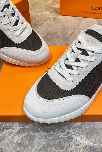 Мужские кроссовки Hermes Bouncing - Black / White   