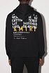 Худи чёрного цвета Amiri Military Specs Stencil