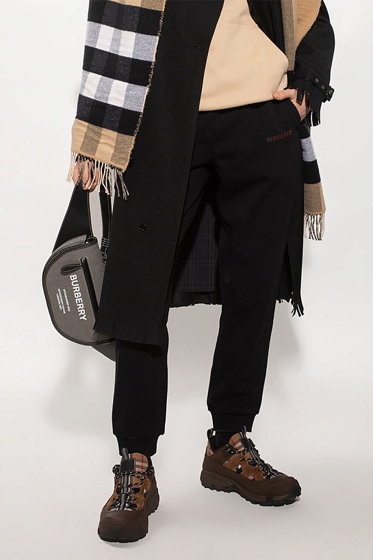 Чёрные спортивные штаны Burberry Milo