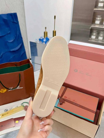 Женские заишевые лоферы Loro Piana Summer Walk premium   