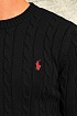 Мужской свитер Polo Ralph Lauren cable-knit - Black