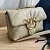 Женская кожаная сумка Love 21x15 - Beige