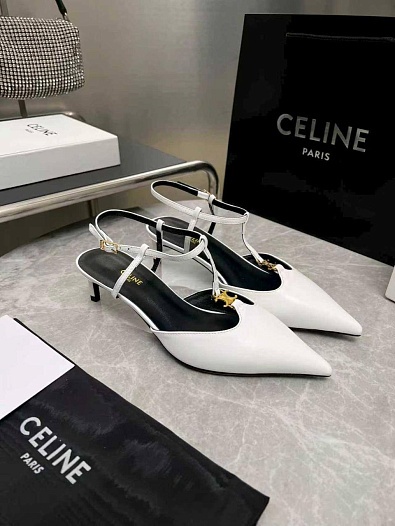 Женские кожаные туфли Celine premium   