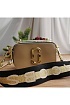Кожаная сумка Marc Jacobs Snapshot 19x11 см - Beige