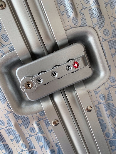 Чемодан Rimowa x Dior Aluminum Gradient L Premium 79x48x27 см   