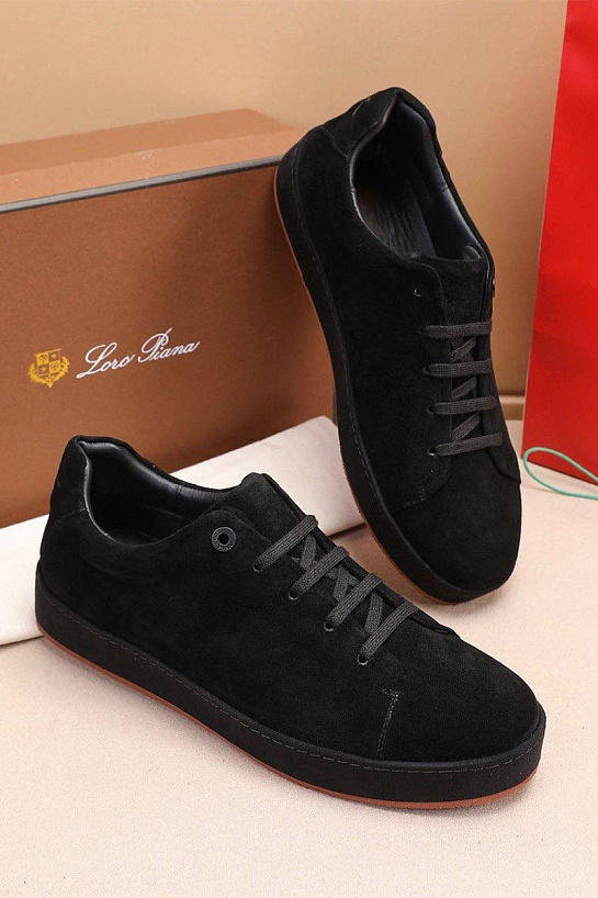 Мужские замшевые кроссовки Loro Piana