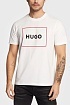 Мужская футболка Hugo Boss белого цвета