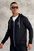 Кофта на молнии Brunello Cucinelli logo-embroidered - Black