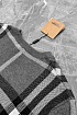 Мужская серая кофта Burberry check pattern