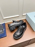 Женские кожаные лоферы Prada premium