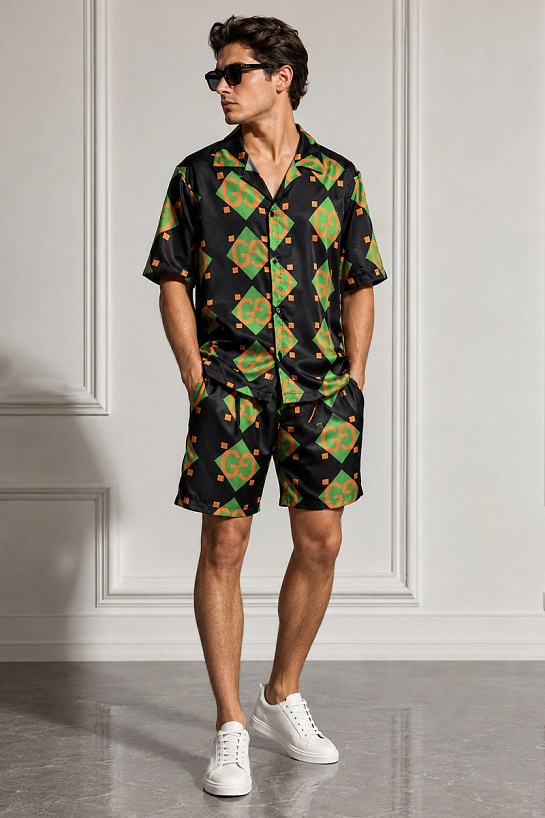 Мужские шорты Gucci GG monogram all-over