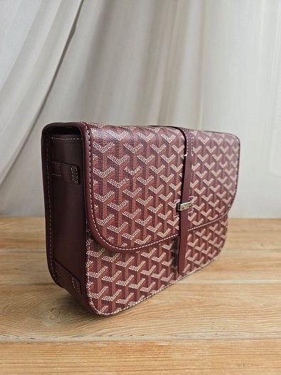 Кожаная сумка Goyard Belvedere MM 27x21 см   