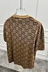 Оверсайз футболка Gucci GG jacquard - Brown