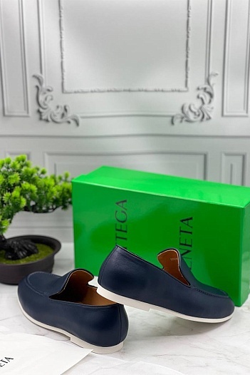 Мужские кожаные лоферы Bottega Veneta   