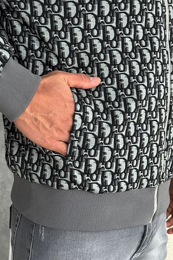 Мужская двусторонняя куртка Dior Oblique jacquard   