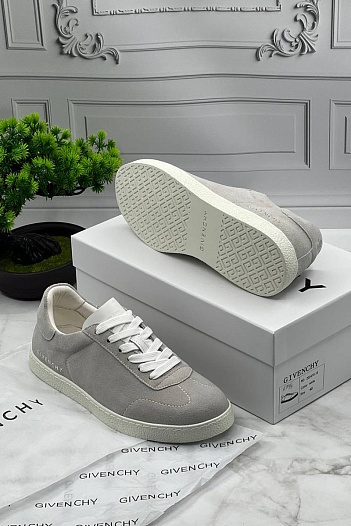 Мужские замшевые кроссовки Givenchy Town - Grey   