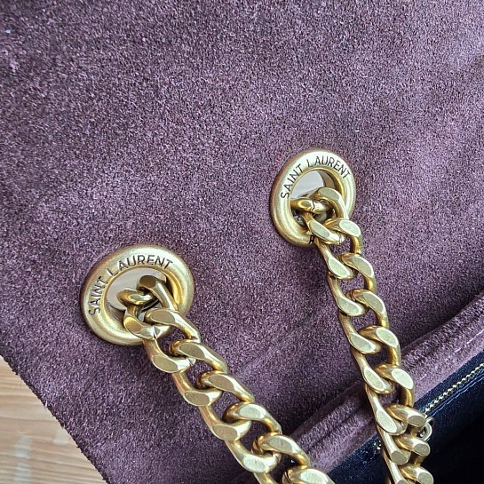 Замшевая сумка Yves Saint Laurent 32x23 см