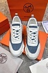 Мужские кроссовки Hermes Bouncing - White / Blue