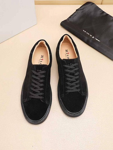 Мужские замшевые кроссовки Kiton   