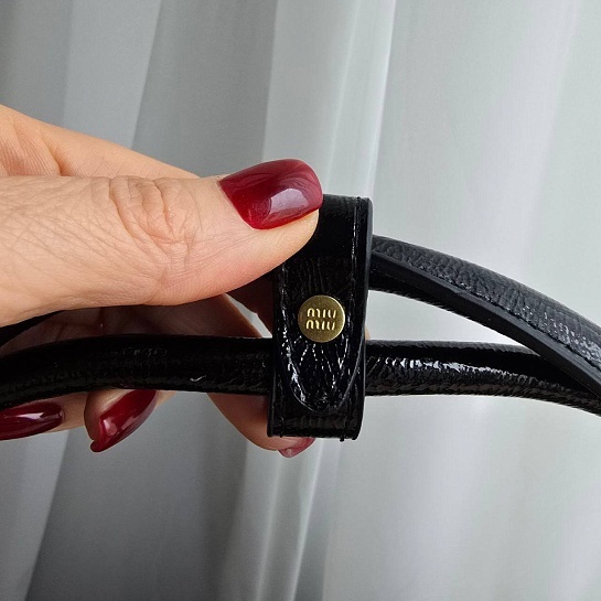 Женская сумка MIU MIU Kage 34x20 см - Black