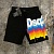 Чёрные мужские шорты Dsquared2 logo-print