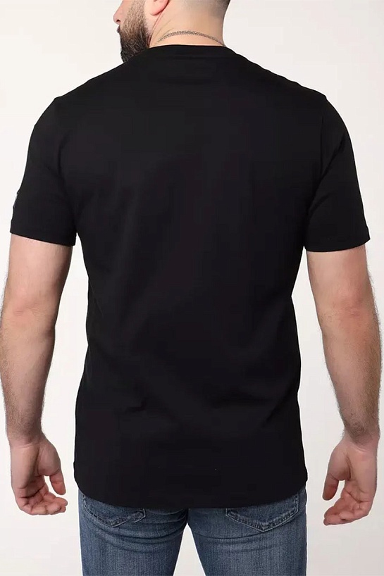 Мужская футболка Paul & Shark logo-patch - Black