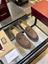 Женские замшевые лоферы Gucci GG Horsebit premium