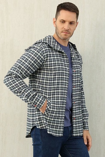 Мужская рубашка Kiton Premium - Light Blue   