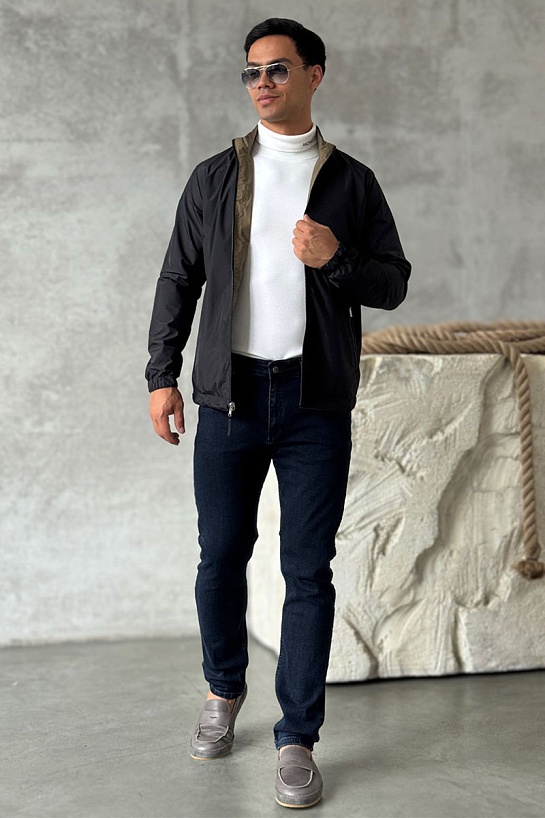 Двусторонняя ветровка Loro Piana - Brown / Black