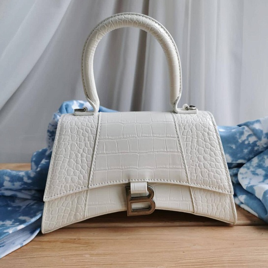 Кожаная сумка Balenciaga Hourglass S 23x14.5 см